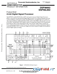 Datasheet DSP56002 manufacturer Motorola